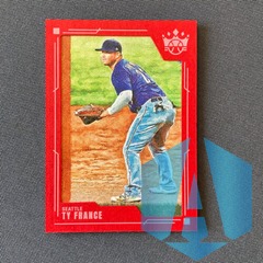 2022 Panini Diamond Kings RED FRAME SP TY FRANCE #121 Seattle Mariners